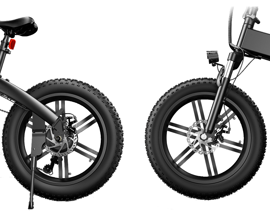 Fat Tire eBike Double Disc Brake
