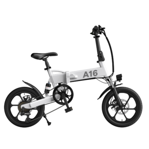 ADO A16 Folding Electric Bike White