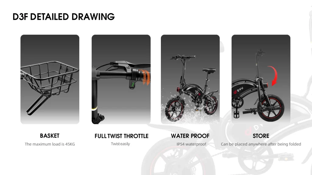 DYU D3F Smart Electric Bike
