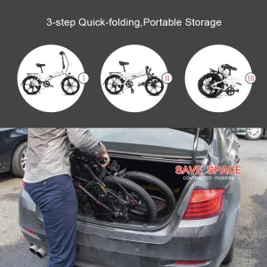 SAMEBIKE 20LVXD30-II 350W Folding Mini Electric Bike