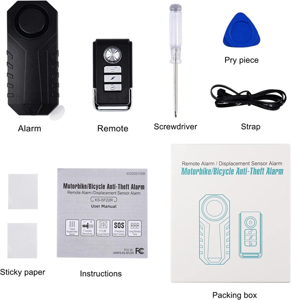 Bike Alarm with Remote Control