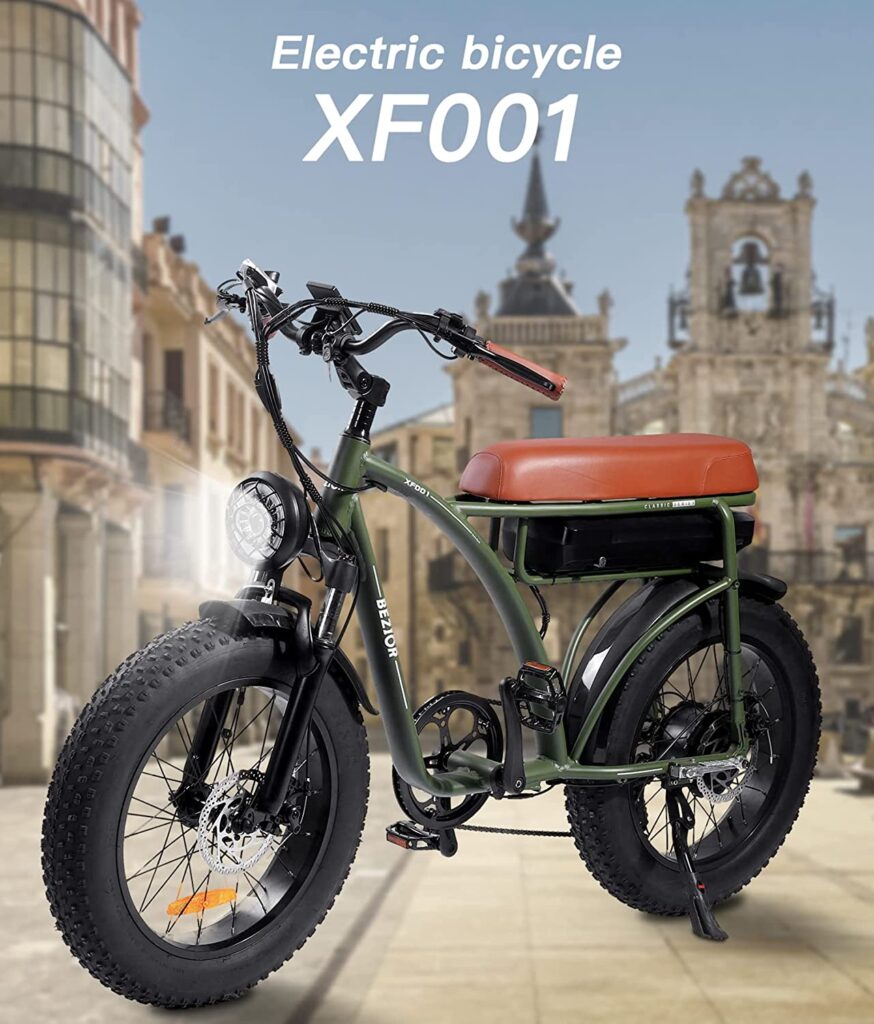 BEZIOR XF001 Electric Bike 48V 1000W 12.5AH Battery Max Speed 45km/h