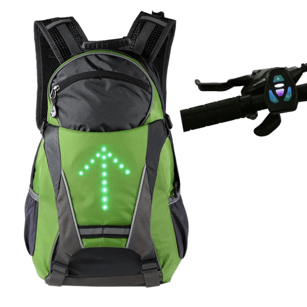 LED Turn Signal Backpack with Direction Indicator Cycling Safety