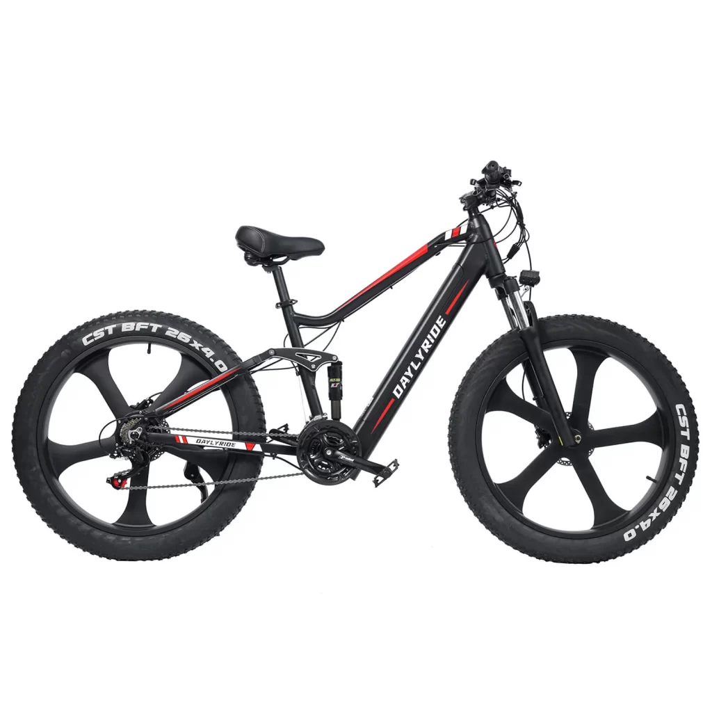 RANDRIDE Explorer Pro Full Suspension 1000W Electric Bike 1 DAYLYRIDE Snow Leopard Pro 1000W Ebike Fat Tire