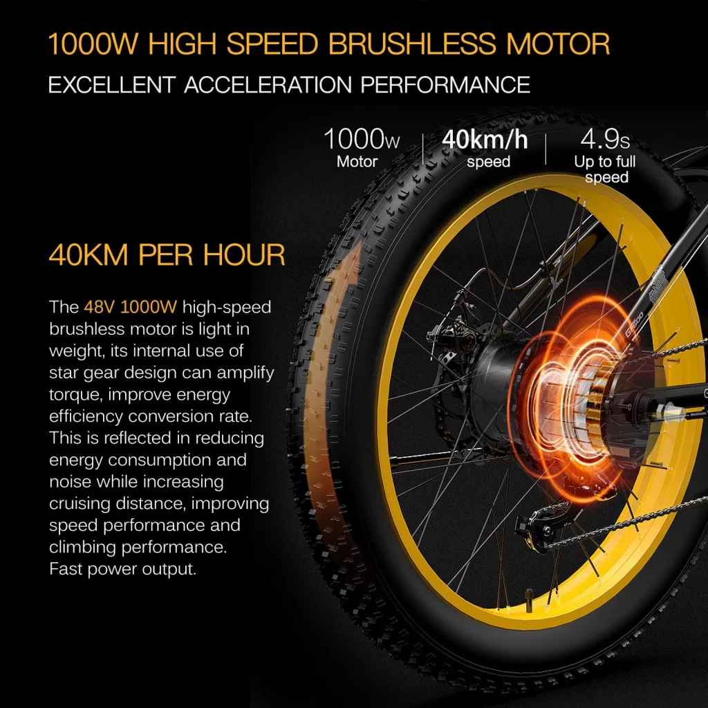 Gogobest GF600 electric mountain Bike 1000W