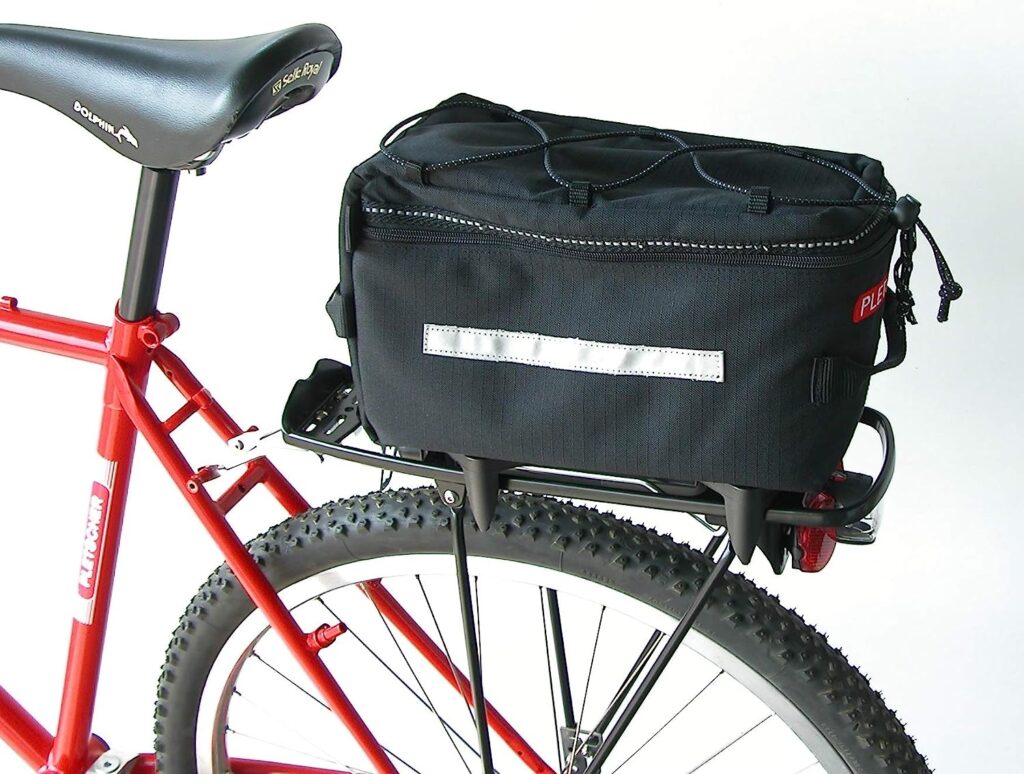 Pletscher Easyfix Mini Pannier Rack Pack, Black, 6 Litre
