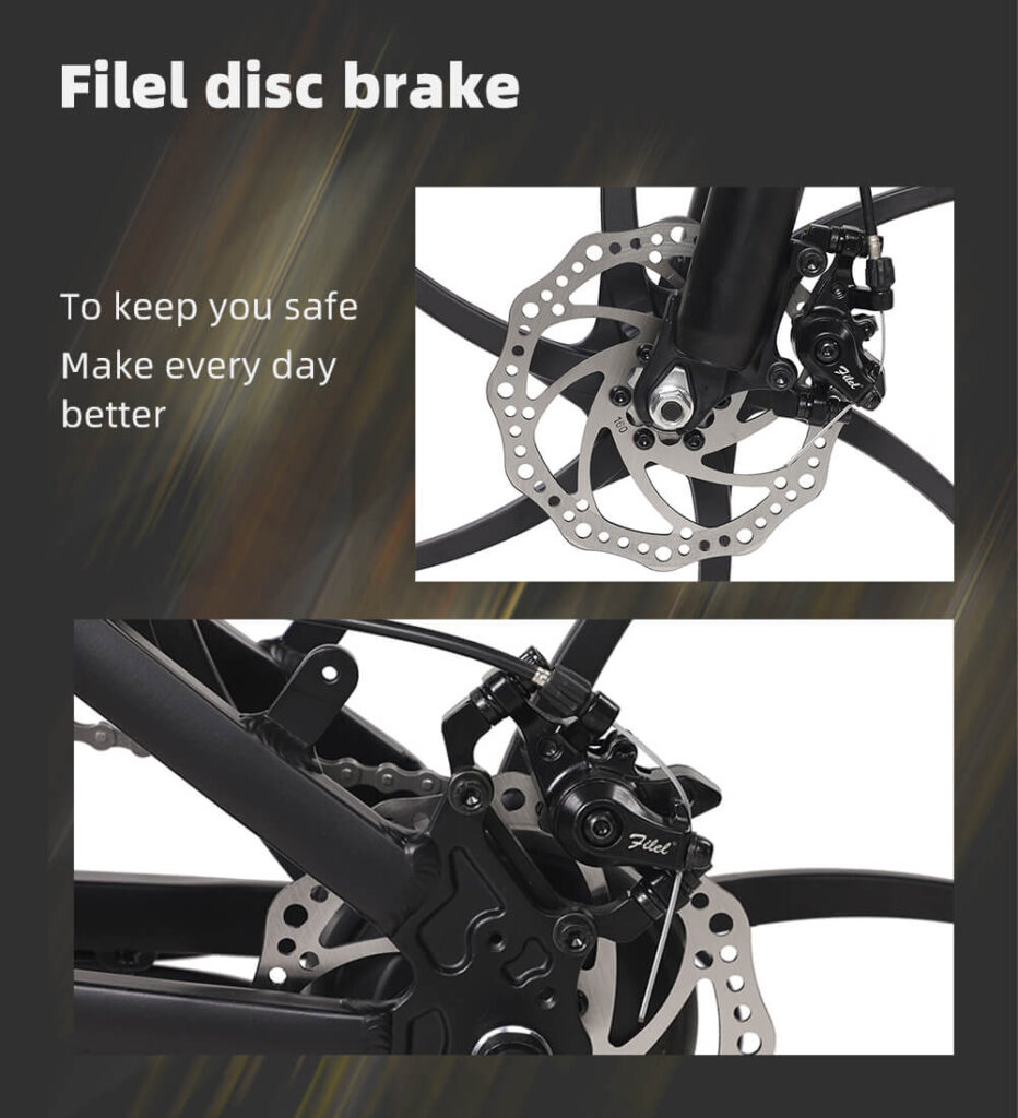Daylyride Gray Fox Folding Electric Bike Disc Brakes