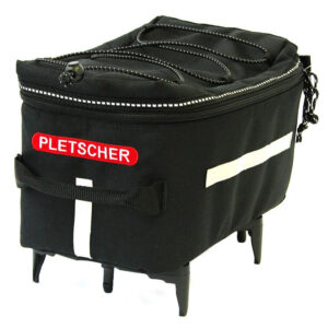 Pletscher Easyfix Mini Pannier Rack Pack, Black, 6 Litre