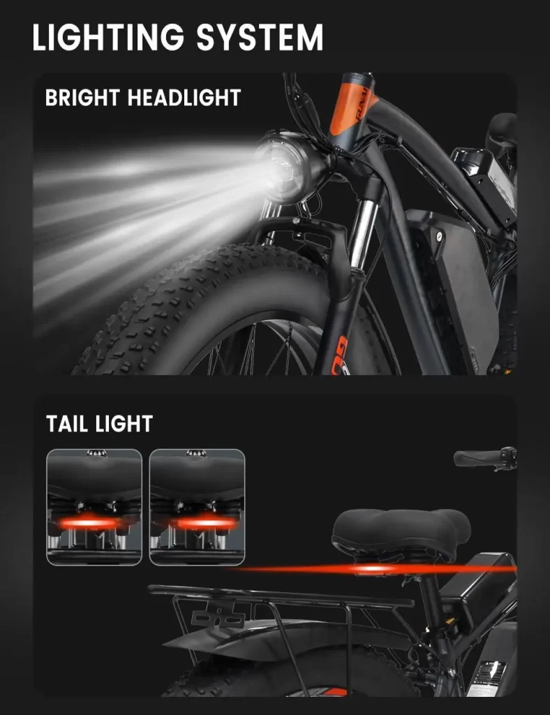 Gunai GN88 2000W dual motor electric bike