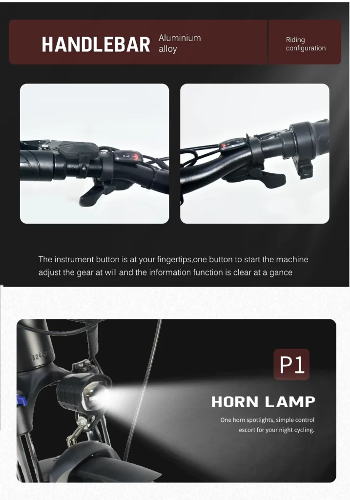 Randride Y90 1000W ebike city commuters