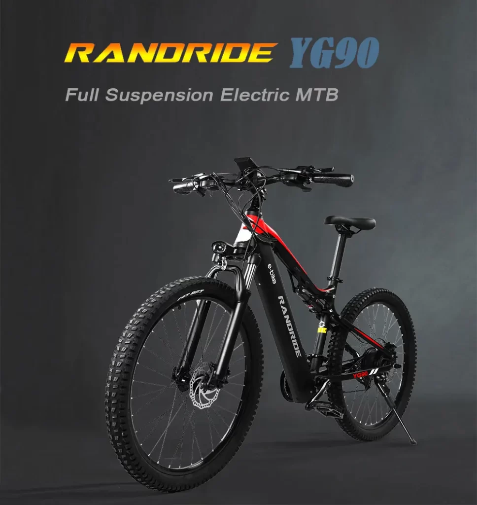 RANDRIDE Forerunner - 1000W Electric Bike Full Suspension