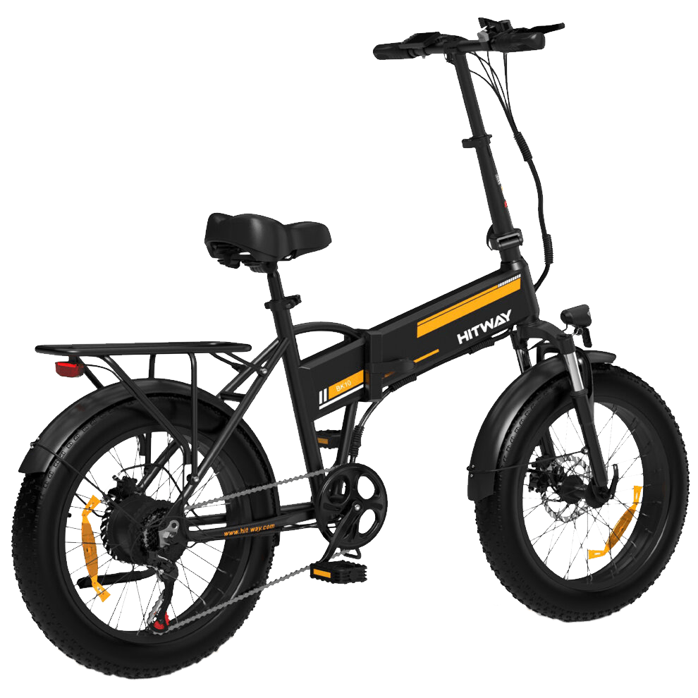 HITWAY BK10 Foldable Fat Tire Electric Bike 20x4.0" 250W Motor ST3IKE