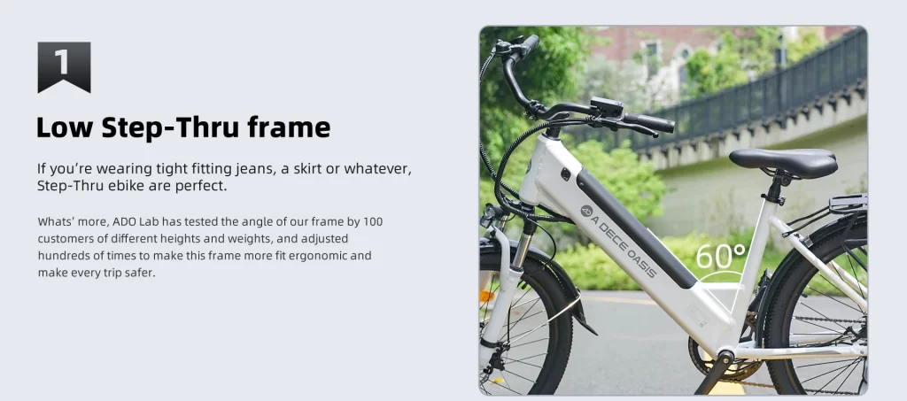 ADO A26S XE is ADO’s first low-speed electric power-assisted bicycle