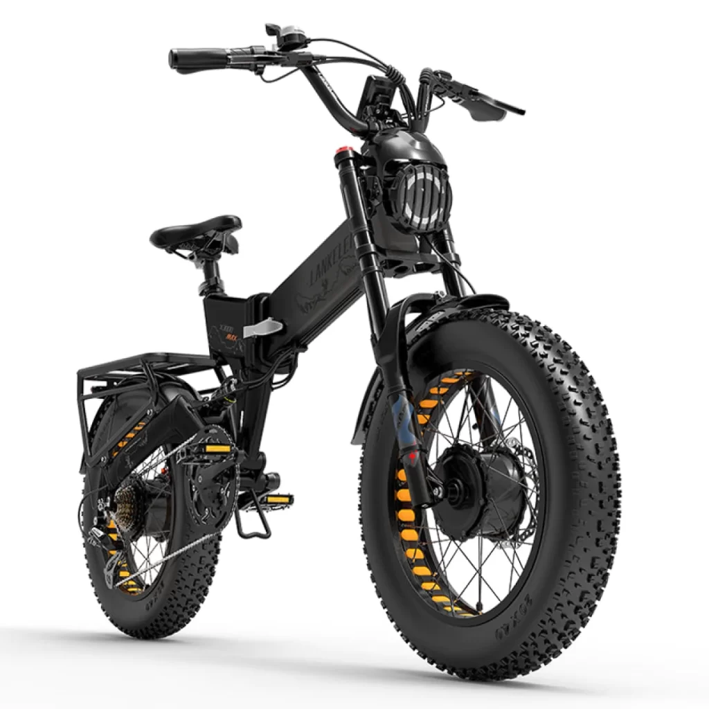 LANKELEISI X3000 MAX 2000W Dual Motor Foldable Electric Mountain Bike