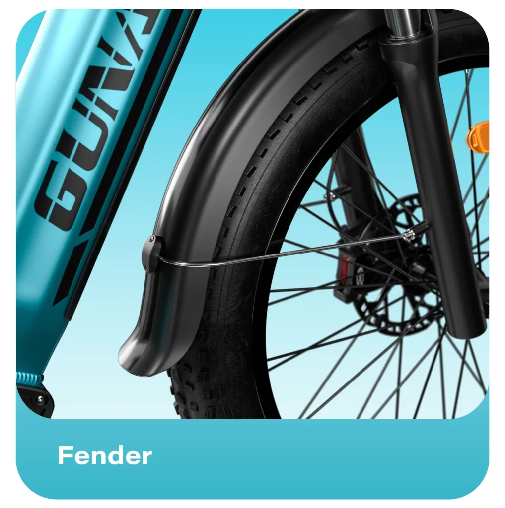 GUNAI-V Electric Bike for Adults 26’’ Step-thru Commute Ebike 1000W