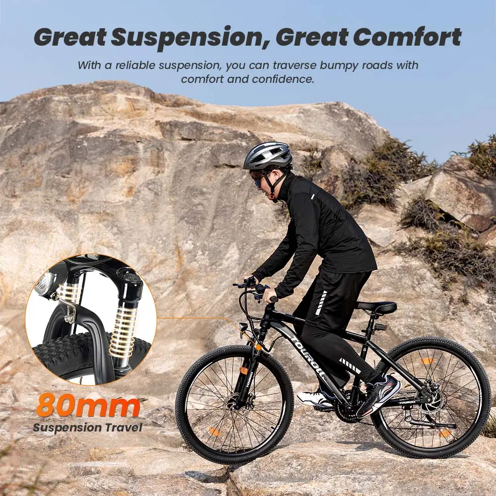 Touroll U1 26/29 MTB Electric Bike, 250W 36V 13Ah