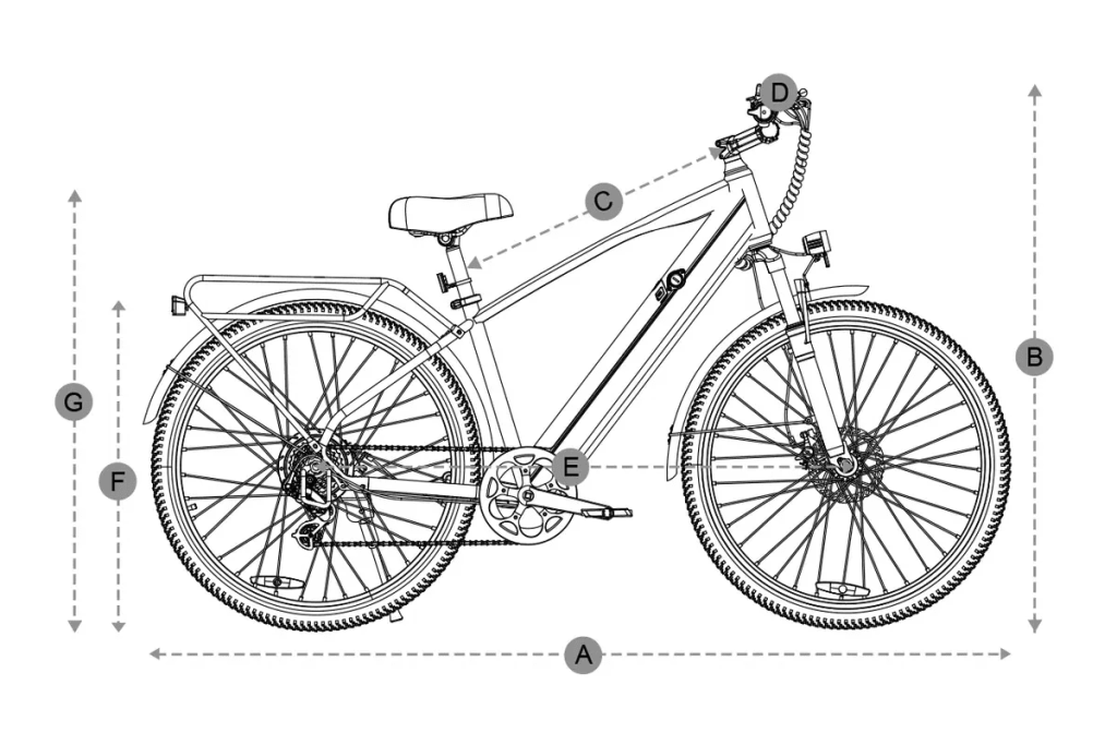 DYU C5 Electric Bike 250w