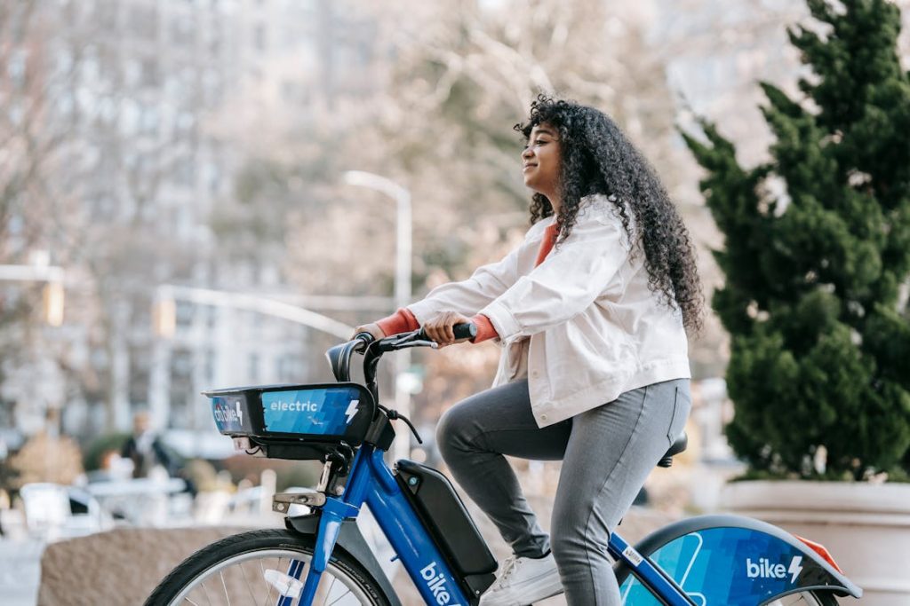 Electric Bikes for Women 1 women riding electric bike