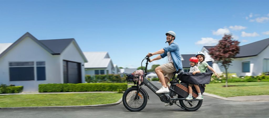 ENGWE LE20 Step-Thru Cargo Electric Bike 250W with Torque Sensor 3 ENGWE LE20 Cargo Compact